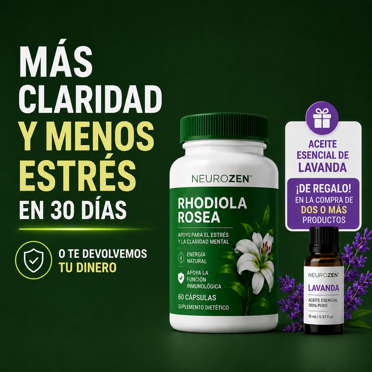 NEUROZEN™ | Tu aliado natural contra el estrés y el exceso de cortisol