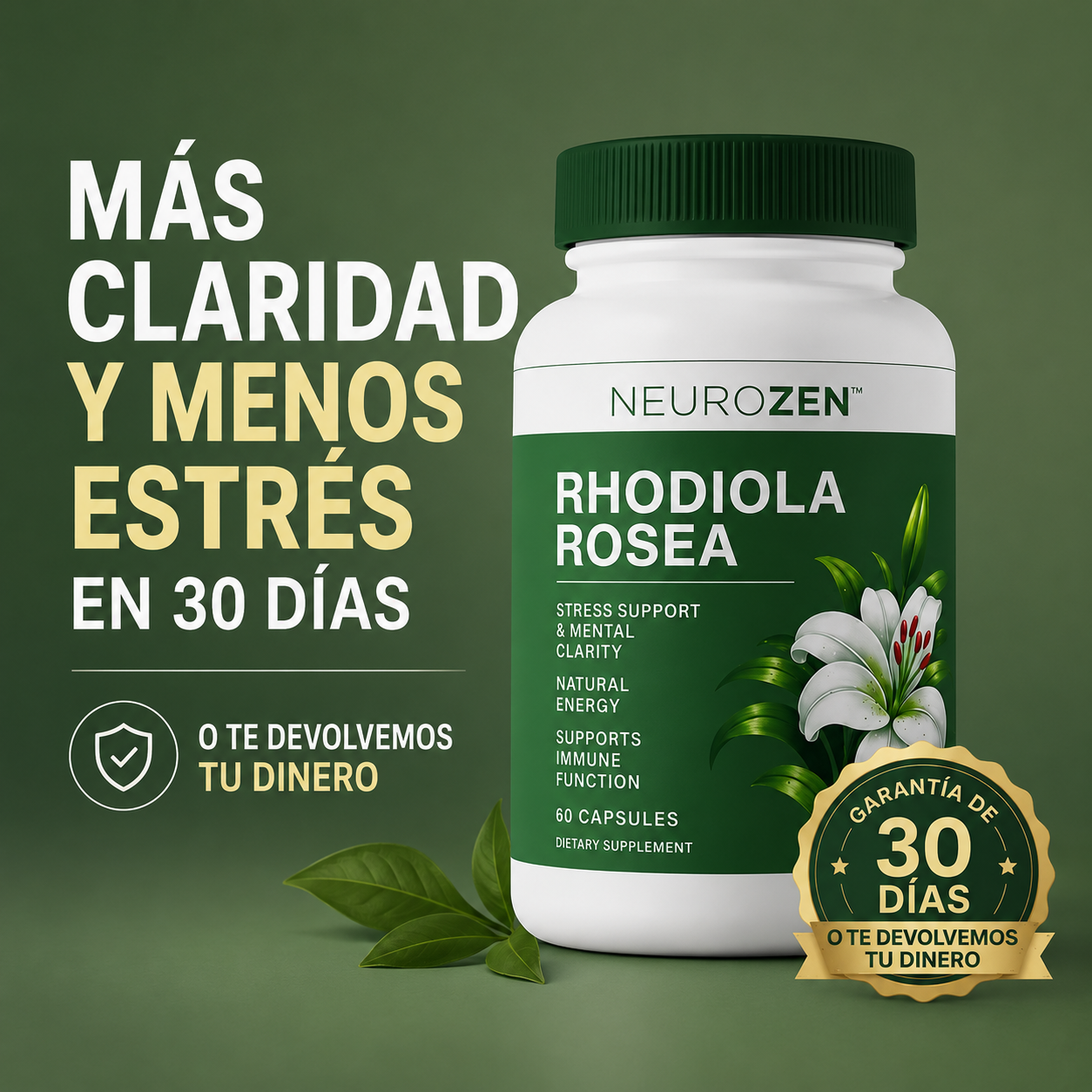 NEUROZEN™ | Tu aliado natural contra el estrés y el exceso de cortisol
